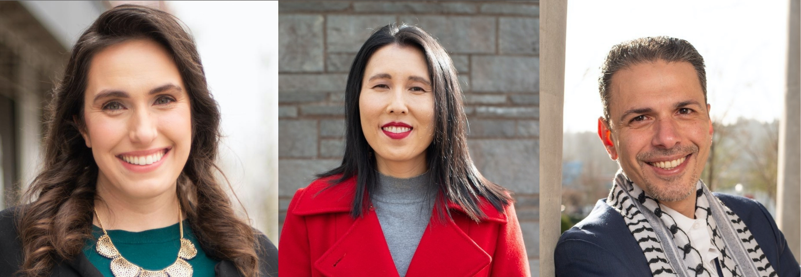 Photos of Bothell Candidates - Aderks, Tran, and Al-Kabra