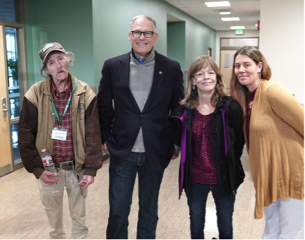 The Governor at the Bremerton Homelessness Round Table Nov. 2019